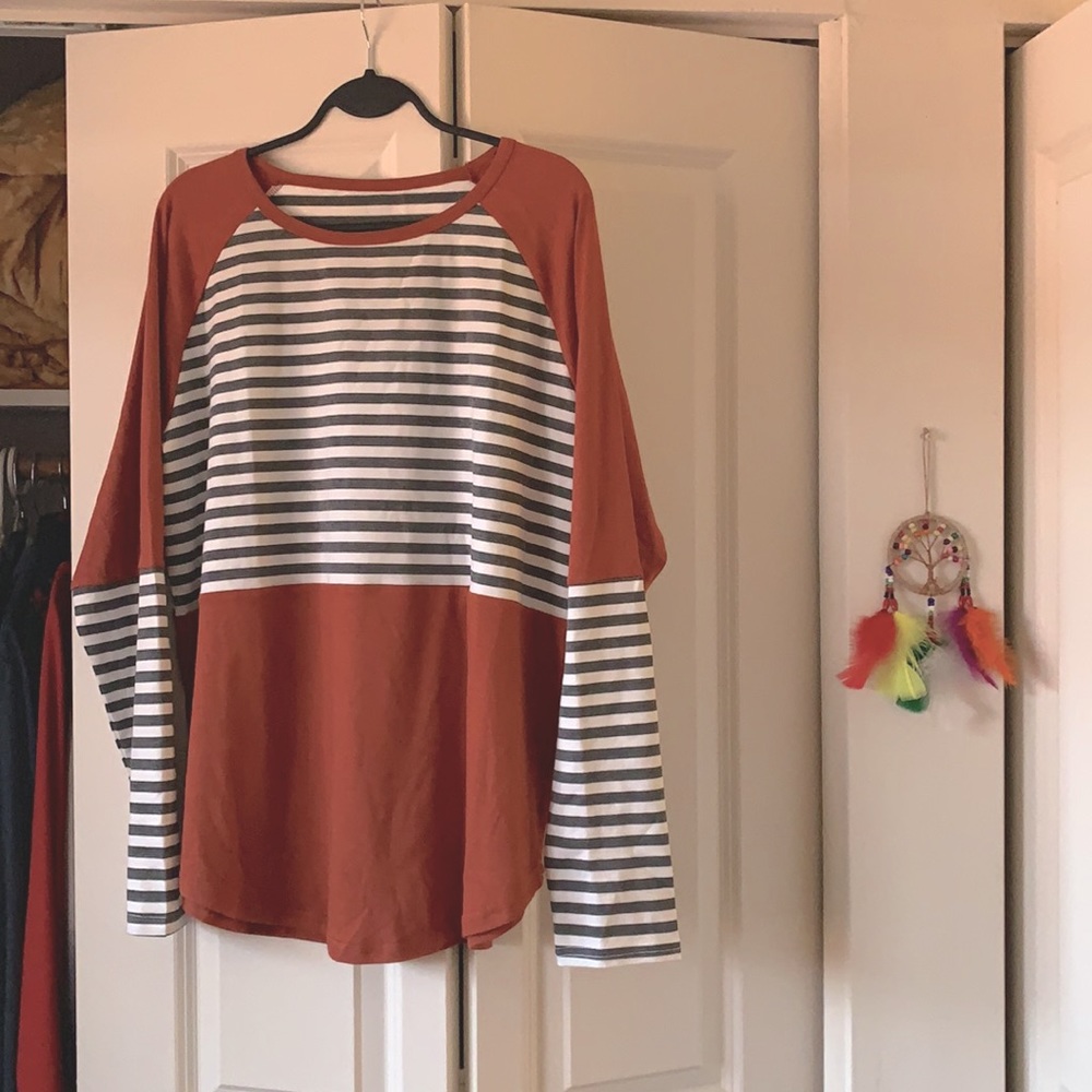 NWOT Striped Shirt - Picture 1 of 4